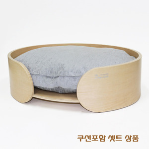 ELLIPSE BED, Simple Design, 깡쥐 시리즈, 펫 타원 침대, 내추럴(L)
